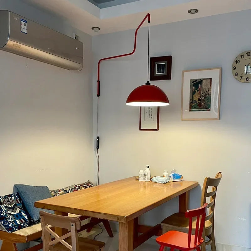 مصباح معلق قابل للتعديل من DecorBites™ لجزيرة المطبخ وغرفة الطعام، مصباح حائط داخلي معلق
