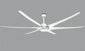 DecorBites™ 100" Large Ceiling Fan with Light, DC Motor, Reverse Blades, Stainless Steel Finish
