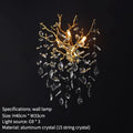 DecorBites™ Crystal Wall Lamp: High-End Nano Technology Luxury LED Lighting for Home Décor
