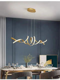 Minimalist White Linear LED Pendant Light