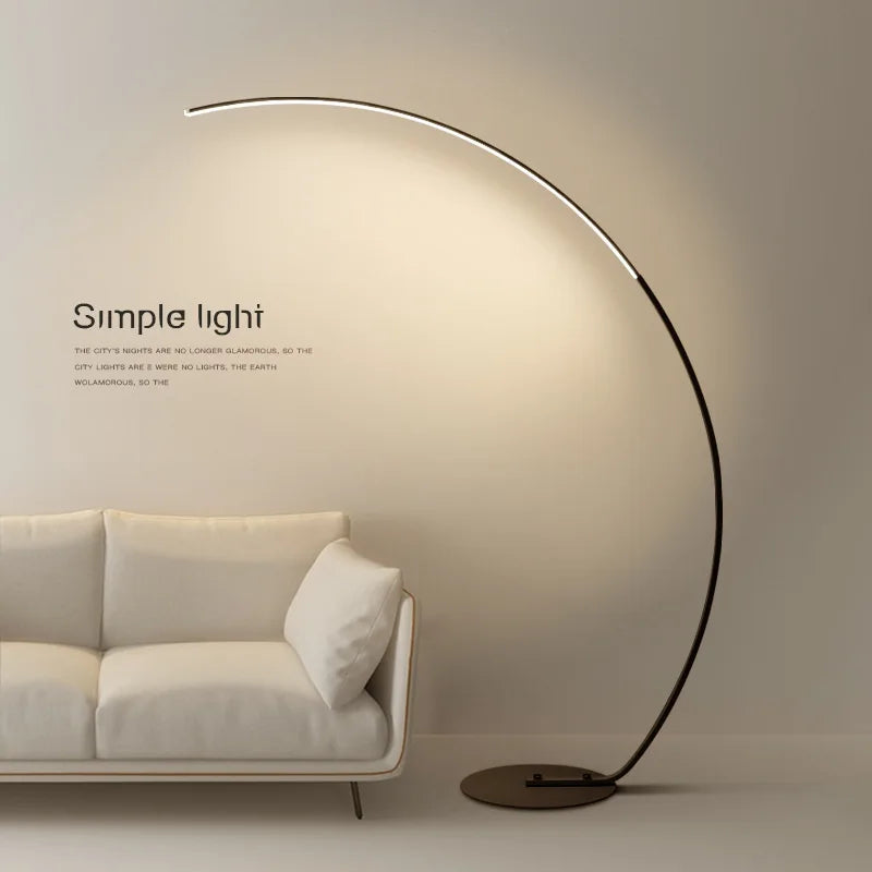 مصباح أرضي LED DecorBites™ قابل للتعتيم بجهاز تحكم عن بعد، بإضاءة RGB لغرفة المعيشة وغرفة النوم
