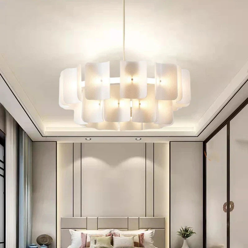 ثريا ديكور بايتس™ بتقنية LED: وحدة إضاءة مطبخ عصرية من الأكريليك مع تعتيم قابل للتغيير