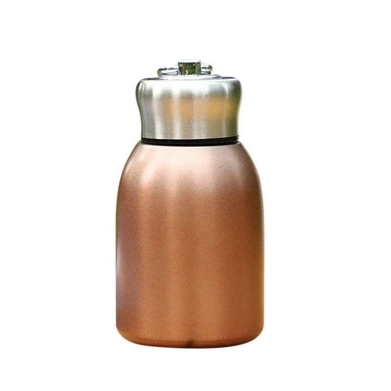 DecorBites™ 300ml Mini Coffee Vacuum Flask Stainless Steel Travel Water Bottle