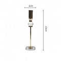 DecorBites™ Crystal Glass Candlestick Holder - Elegant Home Décor Accessory