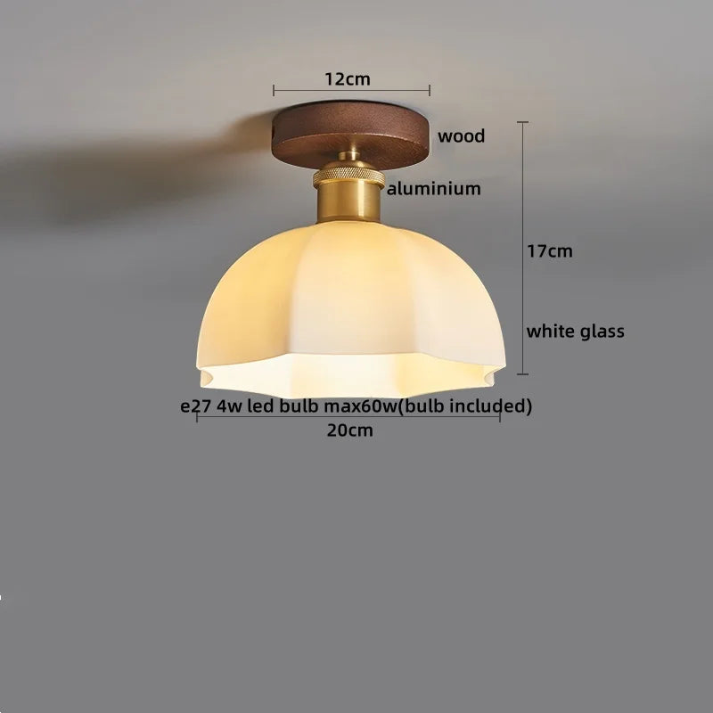 DecorBites™ LED Ceiling Light Modern Style Indoor Lighting Aluminum Glass Nordic Lamp