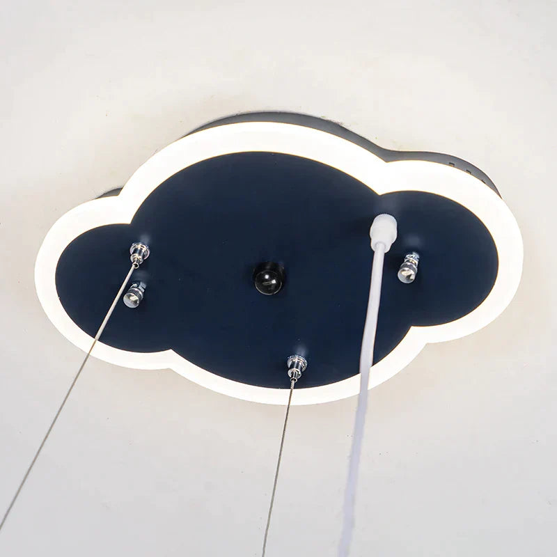 DecorBites™ Iron Aircraft Pendant Light: Creative European Design for Boys' Bedroom, LED Illumination