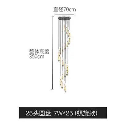 DecorBites™ Elegant LED Ring Chandelier for Living Room Bedroom Kitchen Staircase Lighting