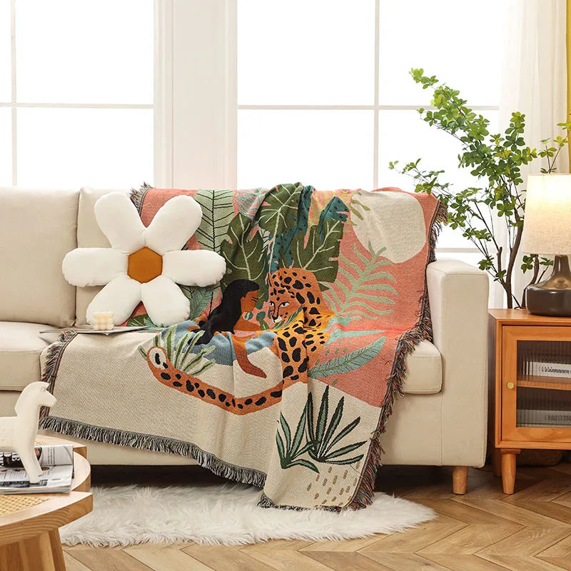 DecorBites™ Leopard Print Throw Blanket
