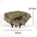 DecorBites™ Dino Fossil Resin Craft: Retro Animal Statue, Indoor Living Room Decor & Gift