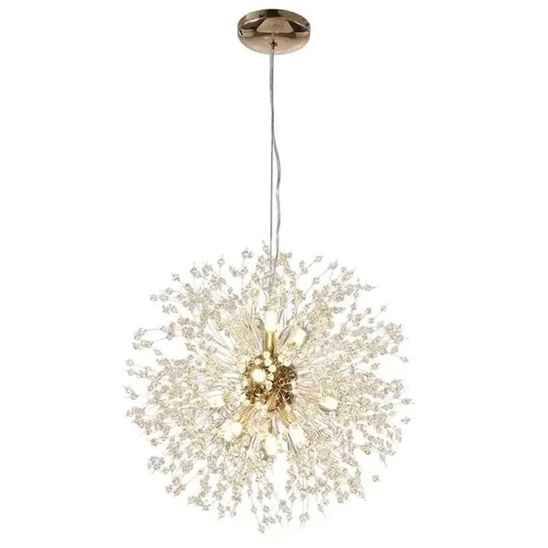 DecorBites™ Crystal Dandelion Pendant Lights for Chic Home Decor