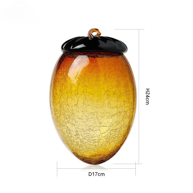 DecorBites™ Glass Hazelnut Pinecone Ornament Home Decor