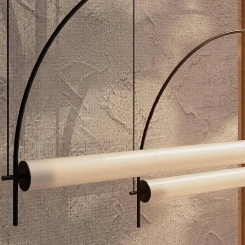 Minimalist Chrome Alloy LED Pendant Light