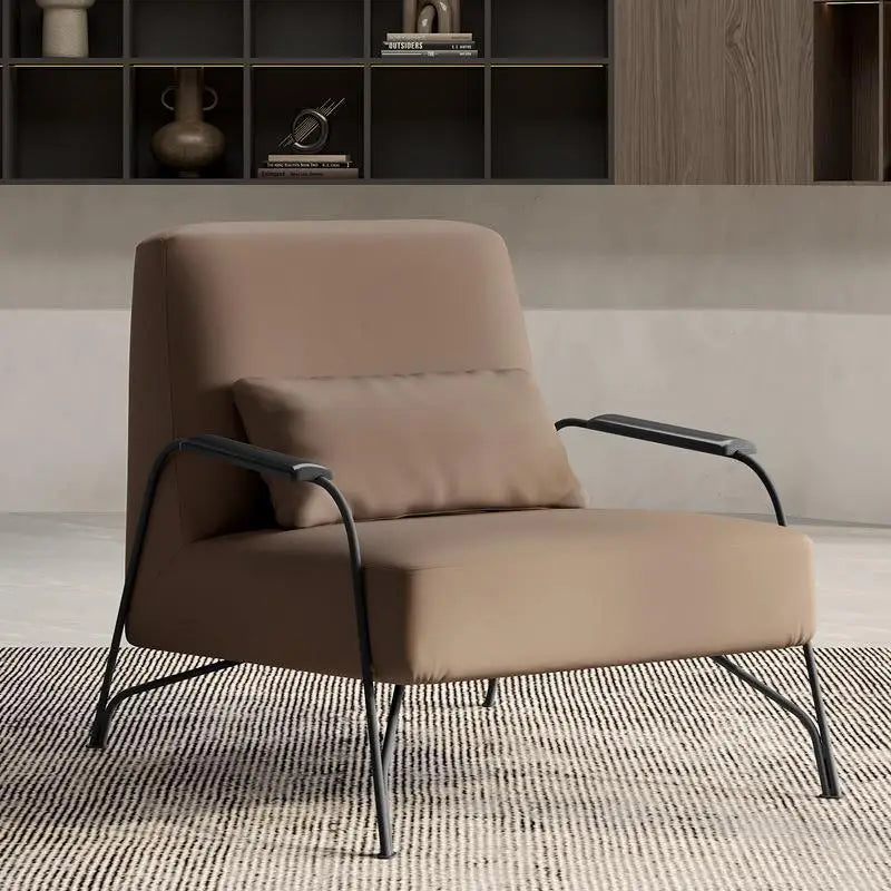DecorBites™ Italian Style Light Luxury Single Sofa Chair for Minimalist Living Room and Bedroom