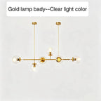 Nordic Long Bar Glass Globe Pendant Light
