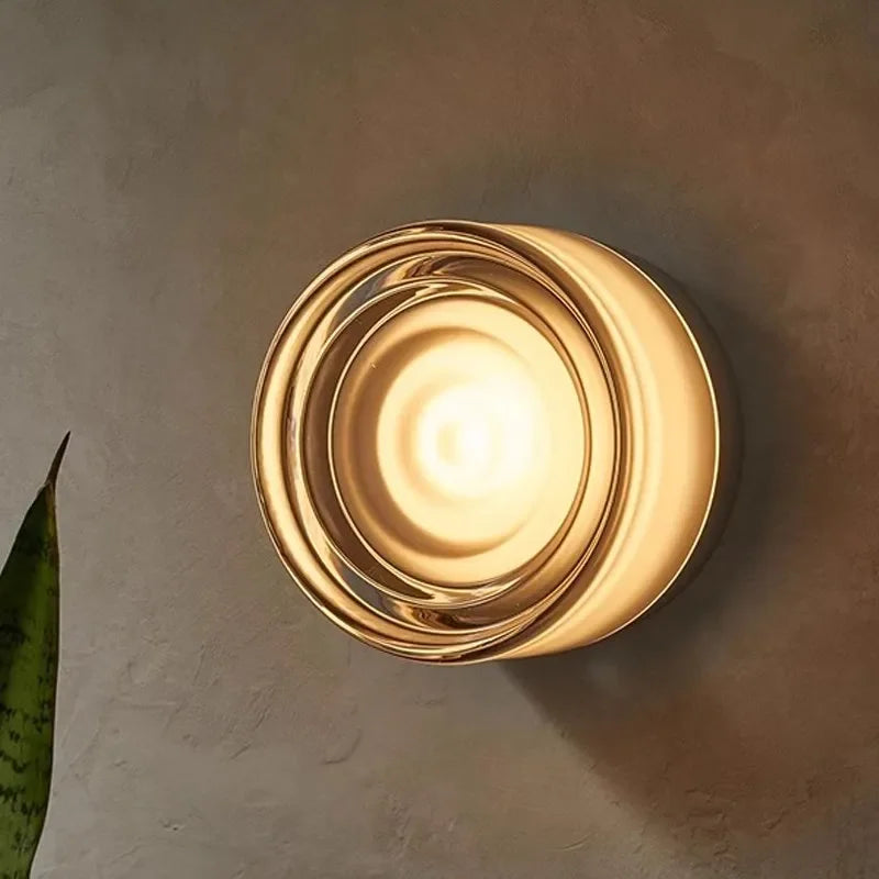 DecorBites™ Amber Jelly LED Wall Sconce Light for Bedside Room Decor, Smoke Grey