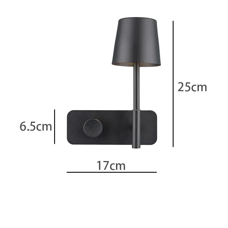 DecorBites™ LED USB Wall Lamp with Switch Night Light for Study/Bedroom - Creative Design
