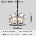 DecorBites™ Crystal Chandeliers: Modern Luxury LED Lighting Fixtures for Home Decor
