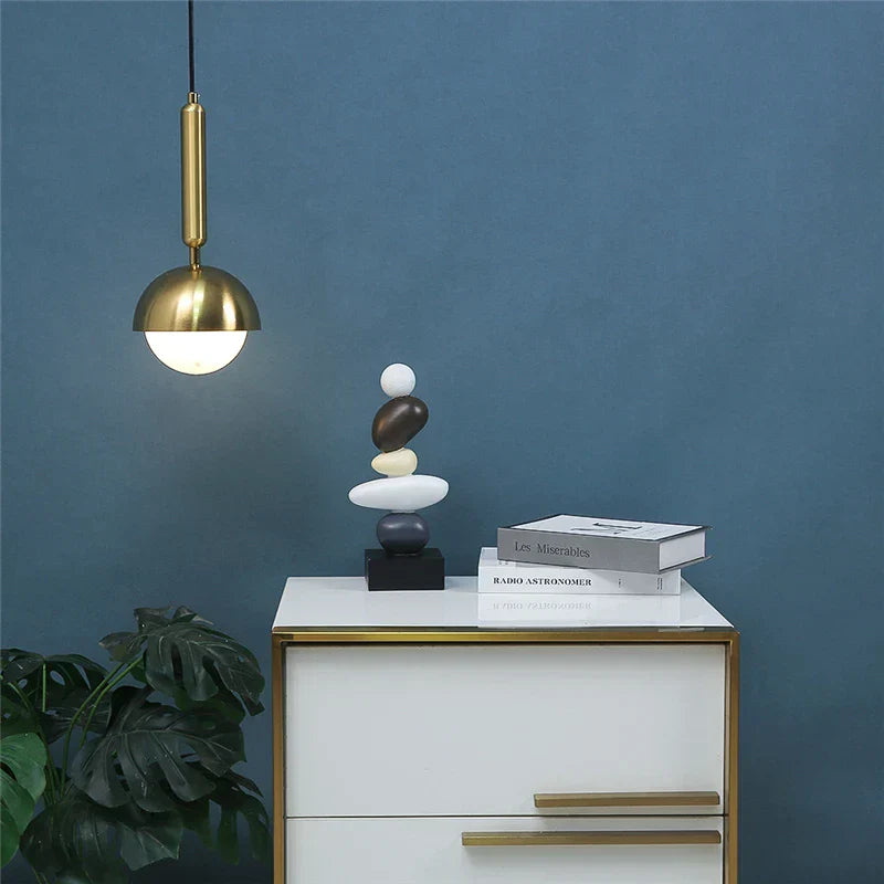 DecorBites™ Glass Ball LED Pendant Chandelier for Home Decor and Modern Lighting