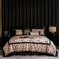 DecorBites™ Leopard Print Luxury Bedding Set Queen King Size Duvet Cover Sheet Pillowcases