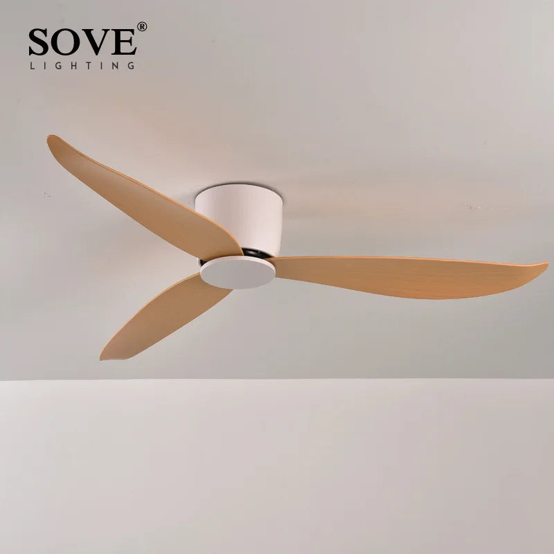 DecorBites™ 6-Speed DC Motor Ceiling Fan Remote Control 17CM Low Floor Loft Decorative Fan