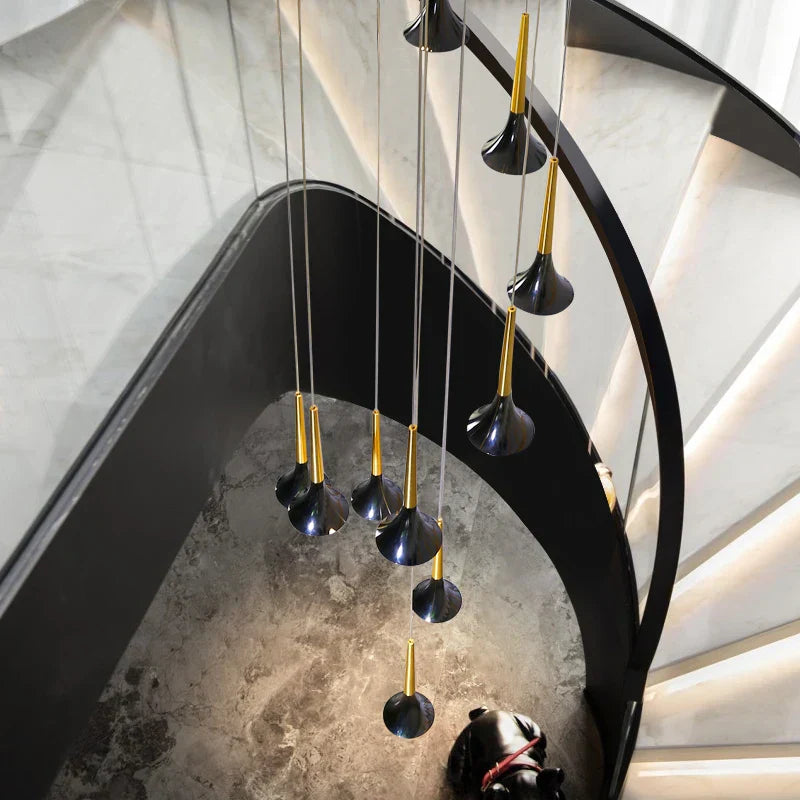 DecorBites™ Elegant Horn-Shaped Chandelier for Living Room and Bedroom