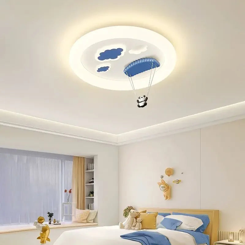 نجفة سقف LED لغرفة الأطفال من DecorBites™، إضاءة عصرية ولطيفة لغرفة النوم