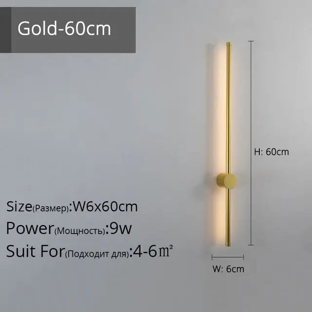 DecorBites™ Creative Staircase Wall Lights: LED Strip Wall Lamp for Living Room