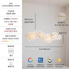 Modern Linear Metal Pendant Light for Kitchen Island