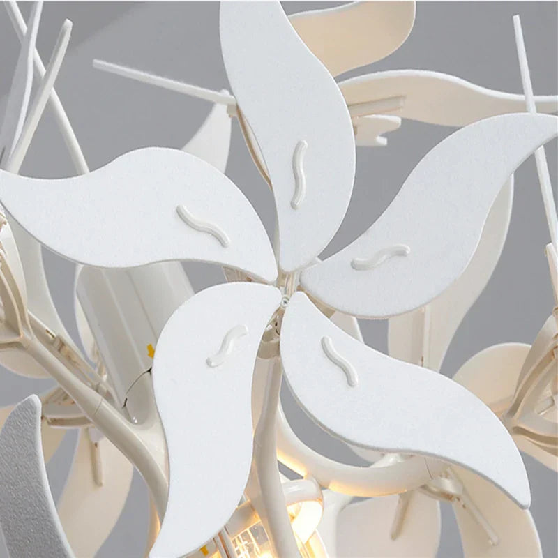 DecorBites™ Bauhinia Flower Chandelier: Modern Luxury Retractable Lighting Fixture for Stores & Hotels