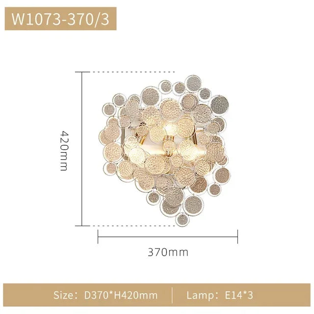ثريا سقف LED DecorBites™ بتصميم إسكندنافي فاخر لإضاءة غرف المعيشة والطعام والنوم