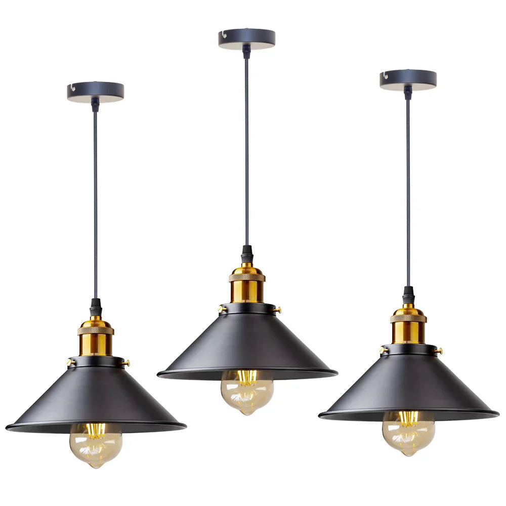 Suspension LED industrielle rétro DecorBites™ pour la maison, la salle à manger, le bar et la décoration de restaurant
