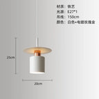 Nordic Vintage White Single Pendant Light