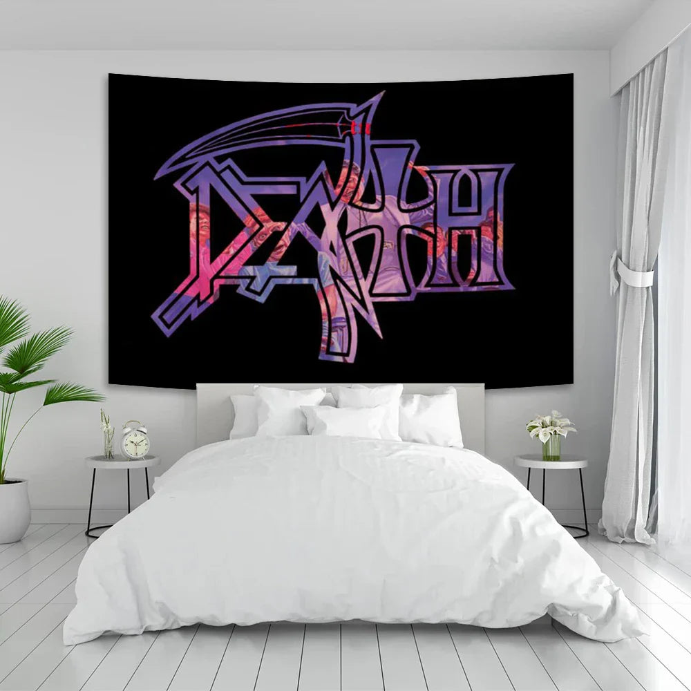 DecorBites™ Deaths Metal Trend Band Wall Tapestry - Bedroom Artistic Decoration