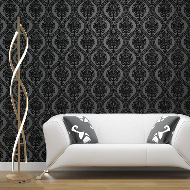 مصباح أرضي LED أكريليك فني من DecorBites™ ديكور منزلي عصري لغرفة المعيشة وغرفة النوم