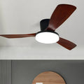 DecorBites™ 52" DC Wood Ceiling Fan Light Remote Control Living Bedroom LED 35W