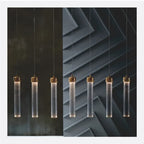 Modern Gold Glass Pendant Light