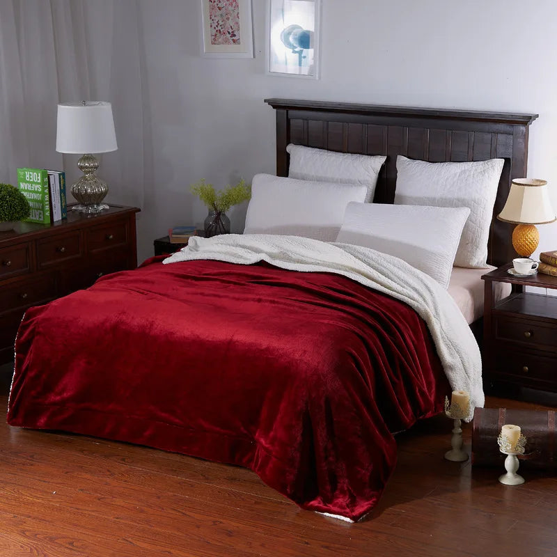 DecorBites™ Cozy Plush Blanket: Soft, Warm, Lightweight for Bedroom & Sofa All Seasons