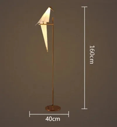 DecorBites™ Crane Chandelier Iron LED Light for Bedroom Dining Children's Room