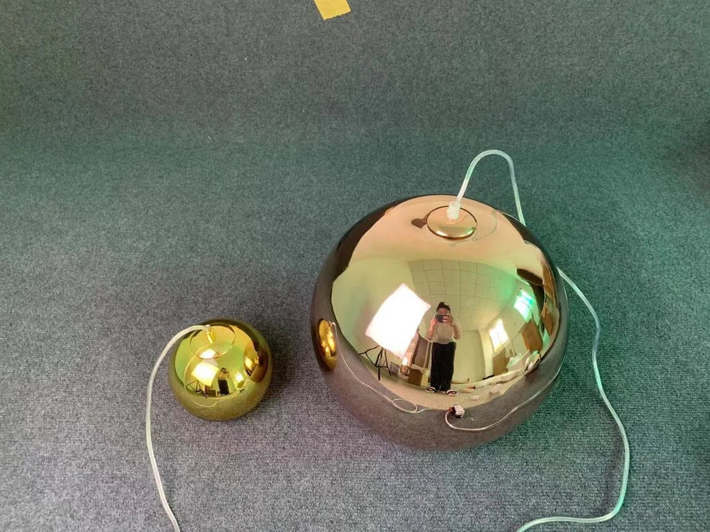 DecorBites™ Glass Balls Pendant Light: Modern Industrial Lighting Fixture