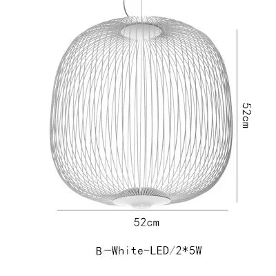 DecorBites™ Industrial Birdcage Iron Table Lamp for Bar, Restaurant, Hotel - LED Lighting