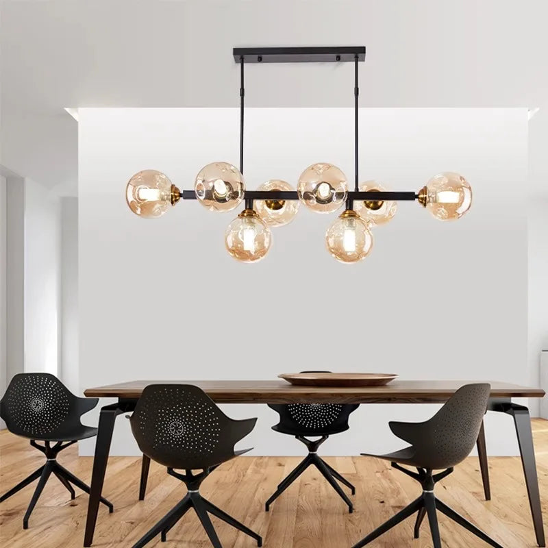 DecorBites™ Lustres LED suspendus : Éclairage intérieur moderne pour salon et salle à manger