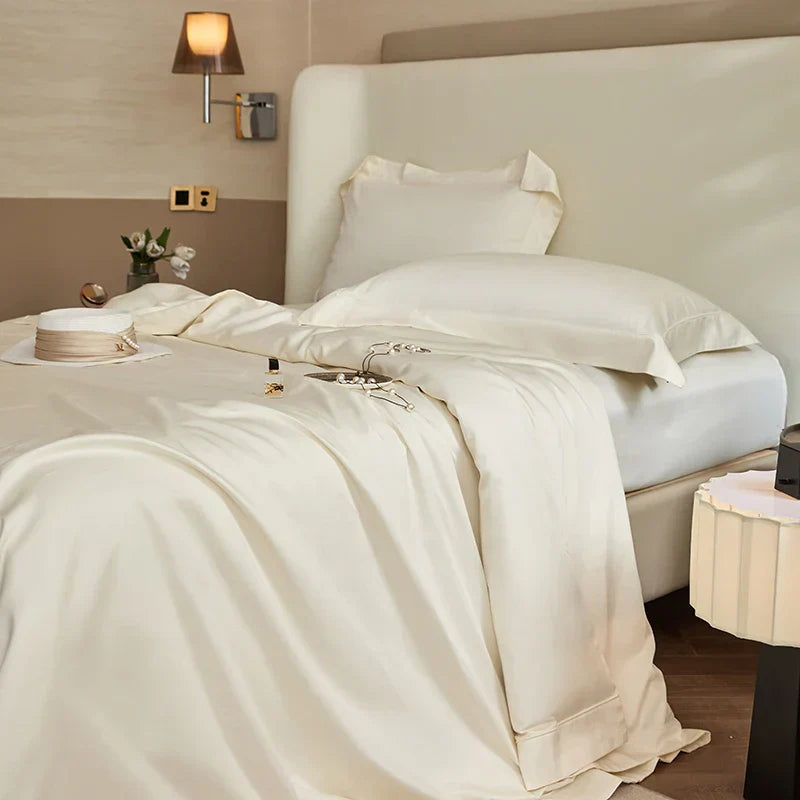 DecorBites™ 1400TC Pima Cotton Cozy Bedding Set: Soft, Breathable, Queen King Size Duvet Cover, Sheet, Pillowcases