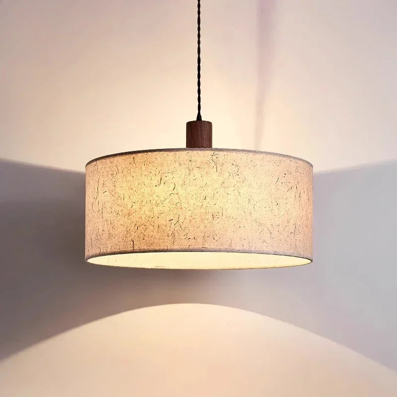 DecorBites™ Cream Wabi-sabi Chandelier Lamp Retro Japanese-style Bedroom Decor Lighting