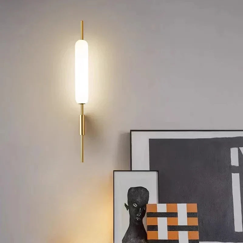 DecorBites™ مصباح جداري LED لغرفة النوم وغرفة المعيشة وديكور الخلفية - إنارة