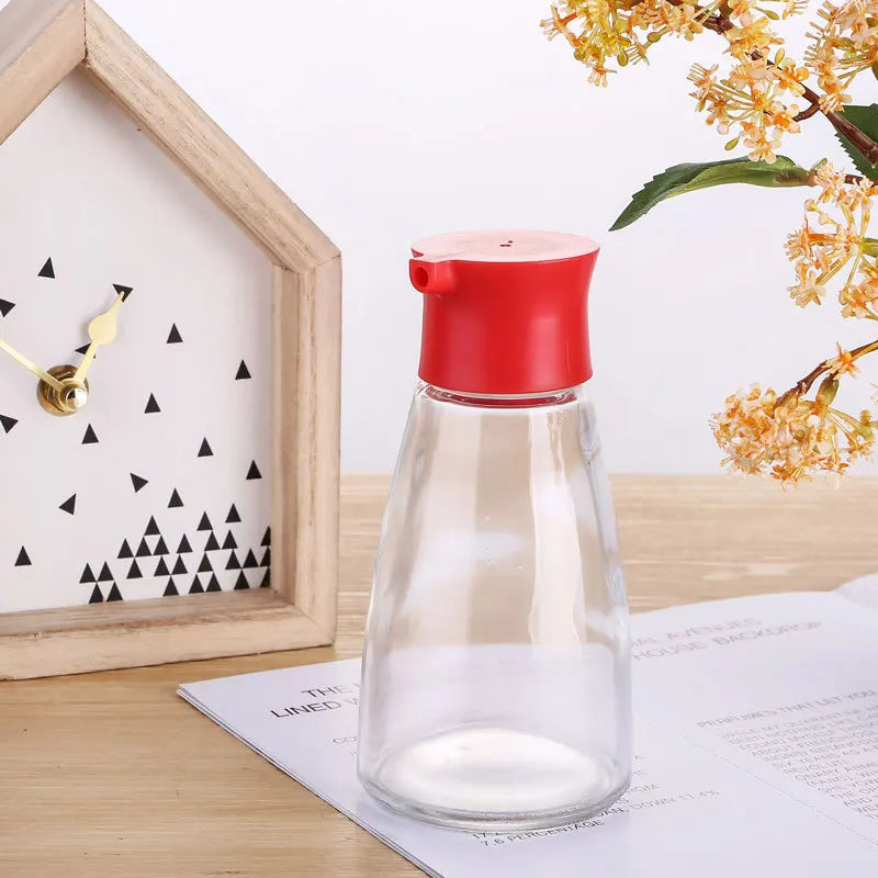 DecorBites™ 170ML Seasoning Bottle with Leak-Proof Design for Oil, Soy Sauce & Vinegar