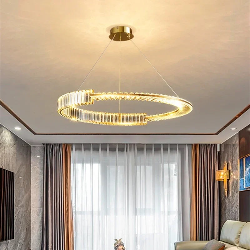ثريا كريستال LED من DecorBites™ لعام 2025: إضاءة سقف أنيقة للمنزل والفنادق والمطابخ