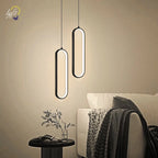 Nordic Black Metal Pendant Light Fixture