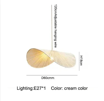 DecorBites™ Handmade Rattan LED Pendant Lights for Stylish Home Decor