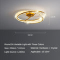 DecorBites™ Crystal LED Chandelier Ceiling Lamps - Modern Luxury Indoor Lighting Fixtures