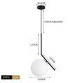 DecorBites™ Glass Ball Pendant Lights LED Kitchen Living Room Suspension Luminaire